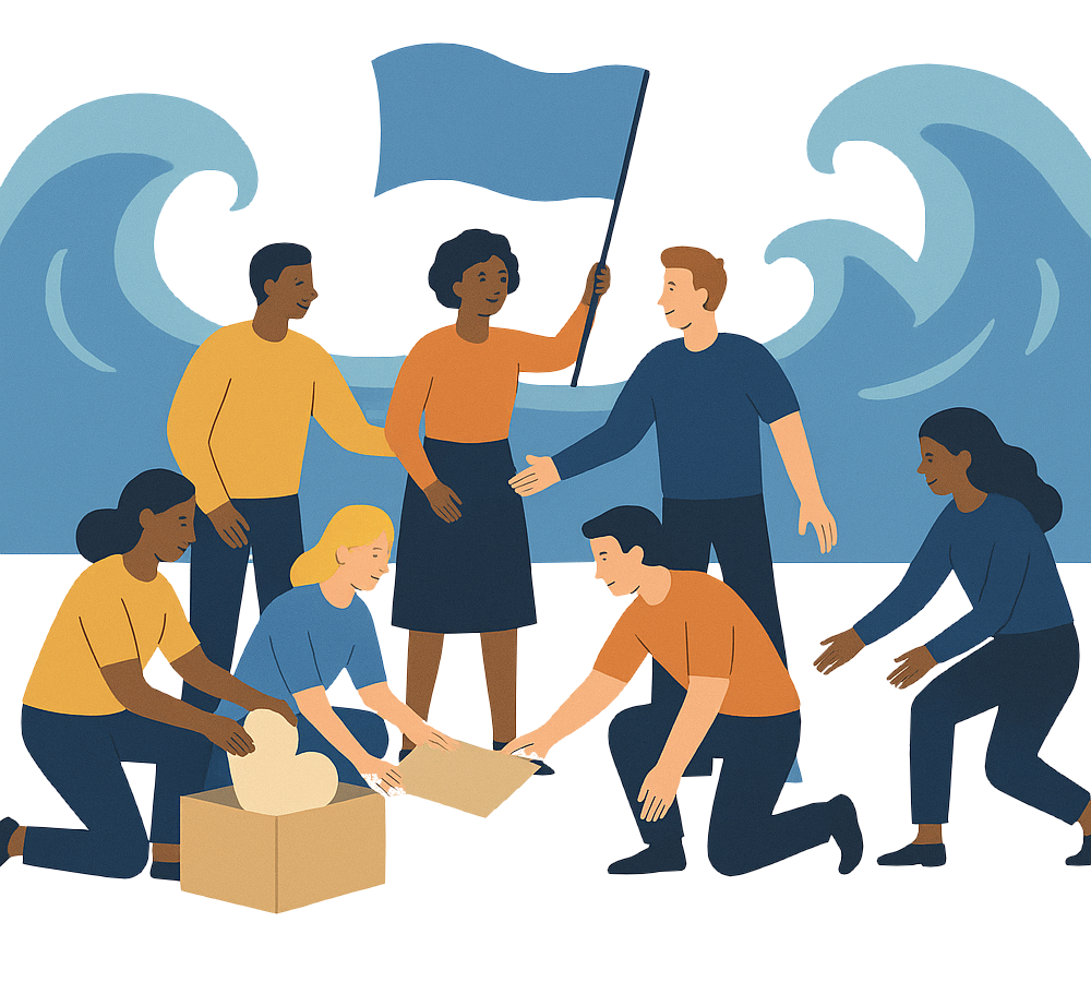 Illustration de notre mission : l'entraide